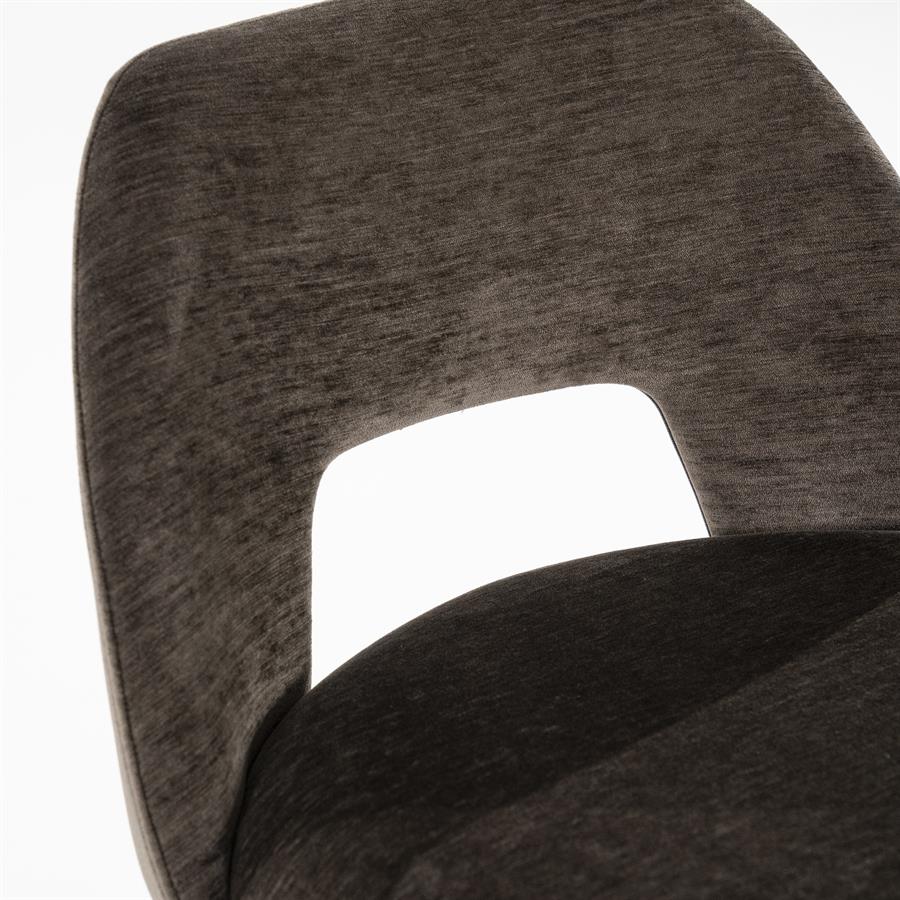 Barstoel Esmee beige, bruin of antraciet detail