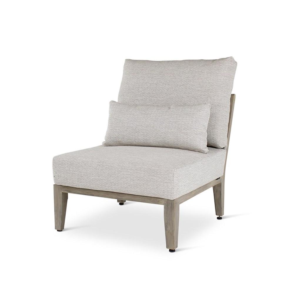 Outdoor lounge set Anais in teak grey - VDC