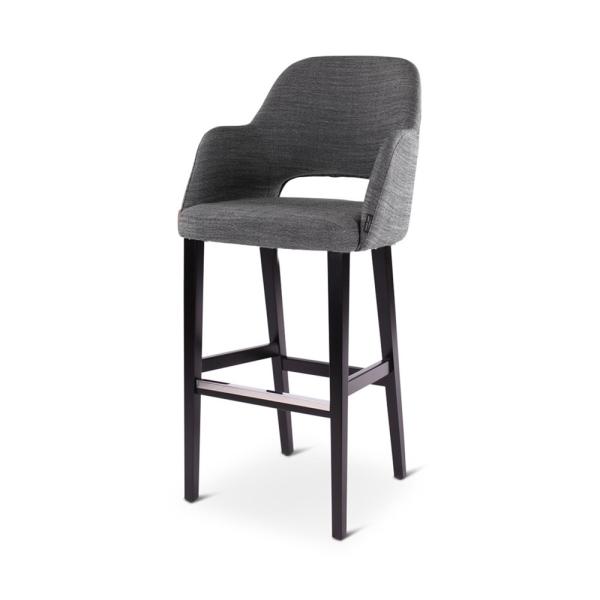 Barstoel Mia.BC, vierkante houten poten