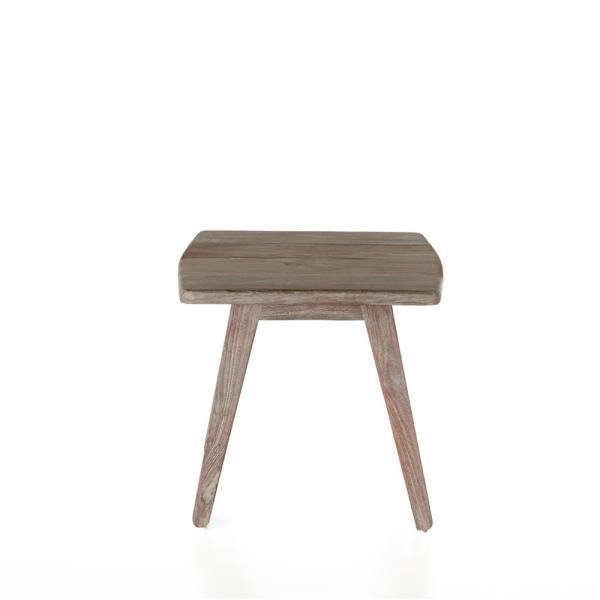 Outdoor bijzettafel Naomi - zwart of grijze teak
