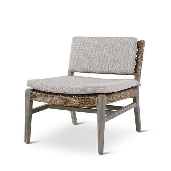 Outdoor loungezetel Naomi - teak ebony of grey