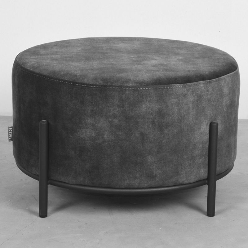 poef Troy XL rond velours