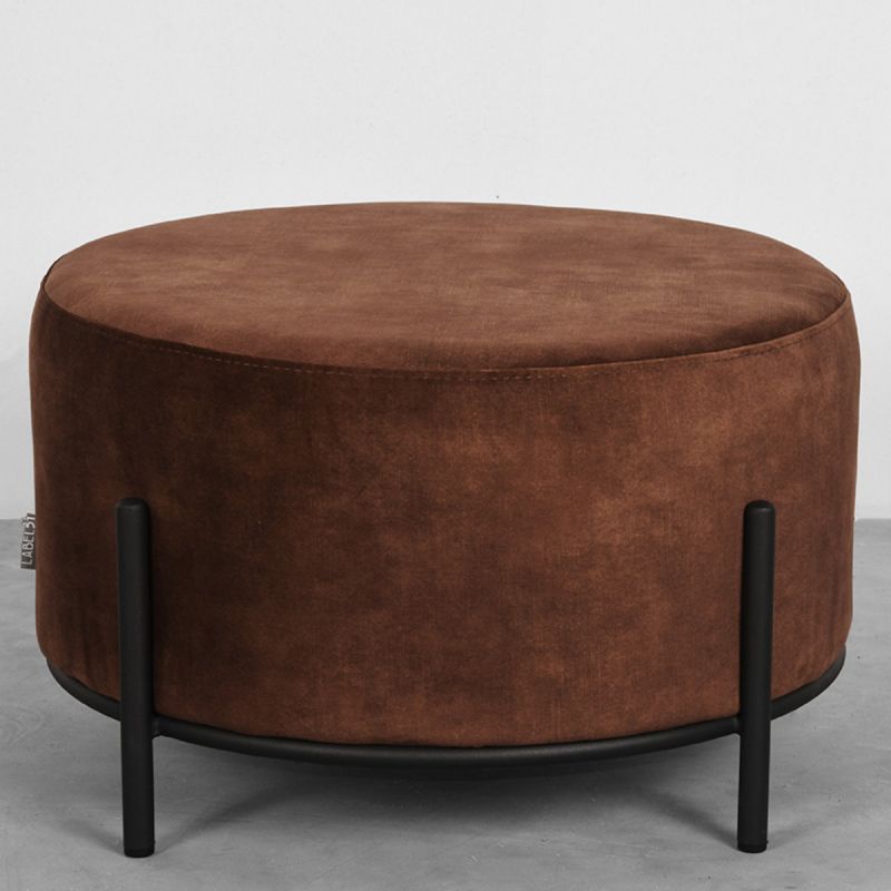 poef Troy XL rond velours