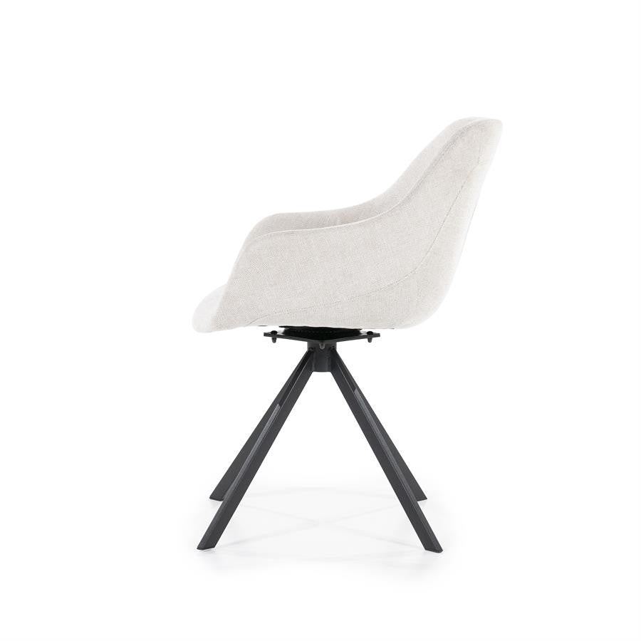 Stoel Mamé beige, grijs of bruin