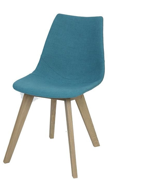 Stoel Hapy, houten poten