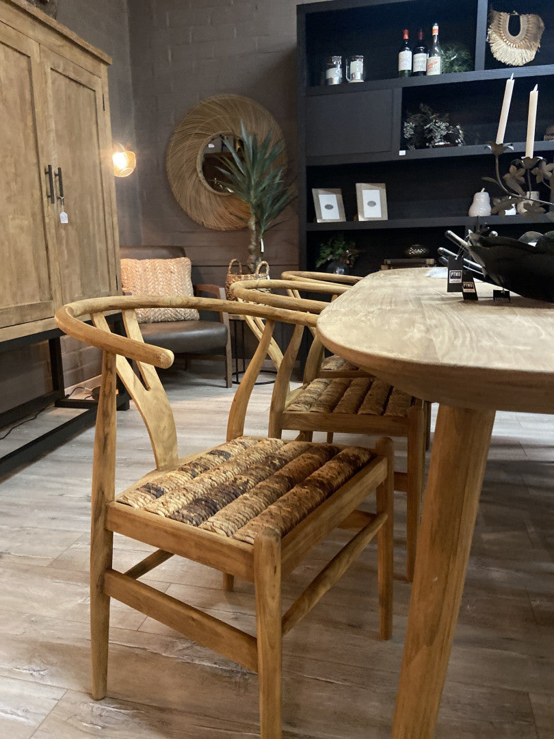 Stoel Delilah Wishbone naturel