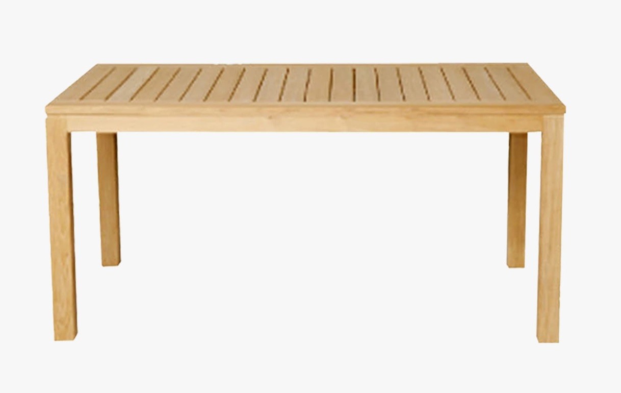 tuintafel Rosselini in massief plantage teakhout - rechthoekig