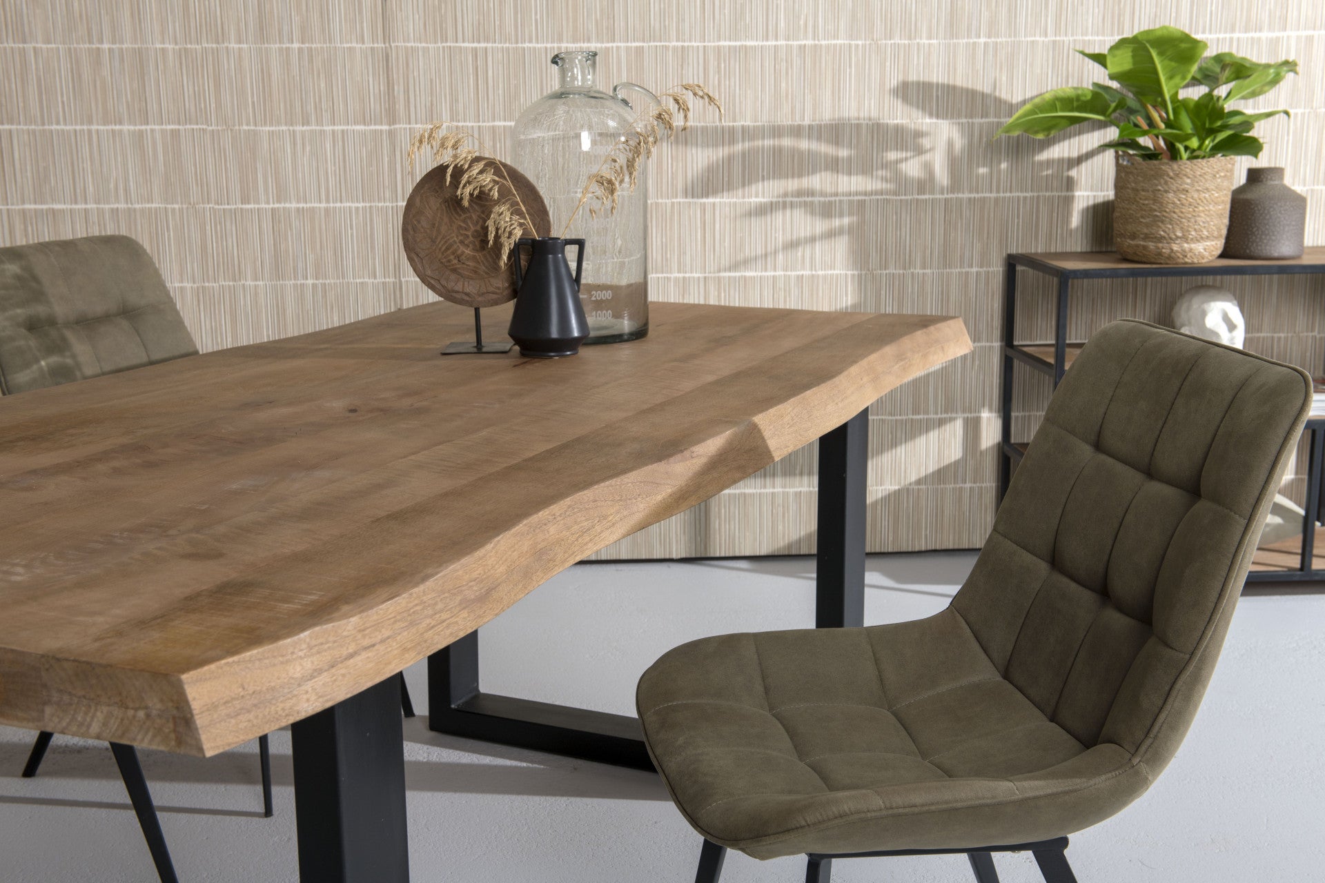 tafel Sturdy boomstamblad U-poot