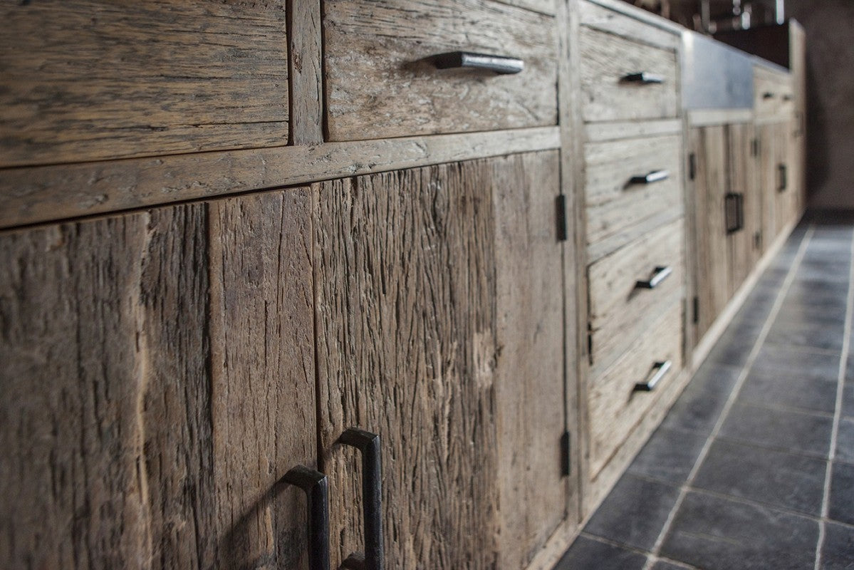 Landelijke keuken - kast met lades