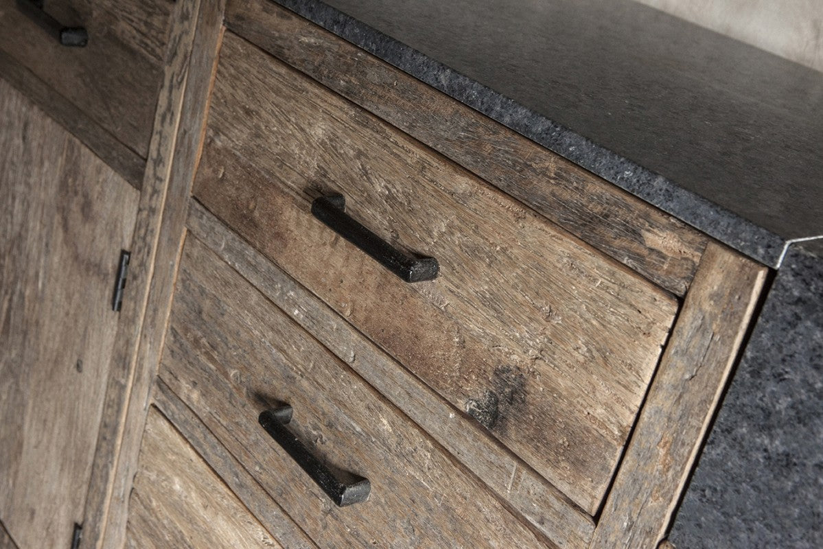 Landelijke keuken - kast met lades