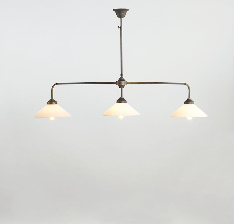 Hanglamp 0187-3F-V0625-DB glas - MD