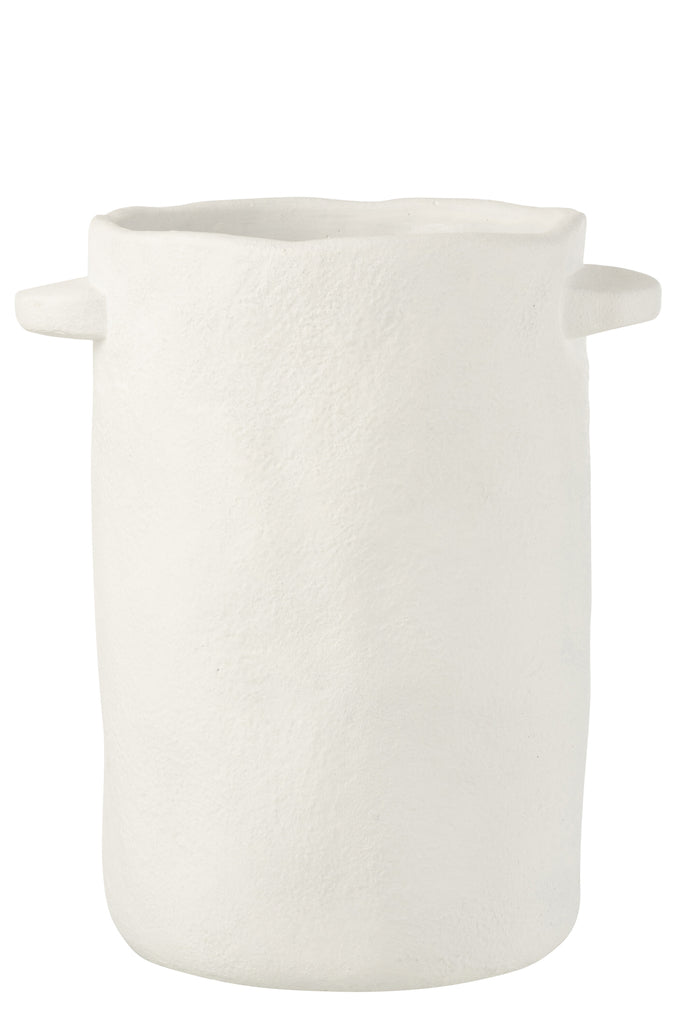 Pot Lang Cement Wit - J-LINE