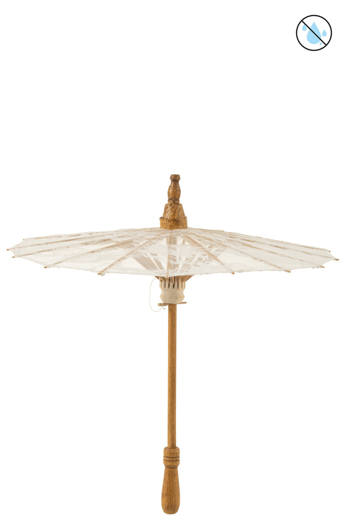 Parasol met patronen in kant - J-LINE