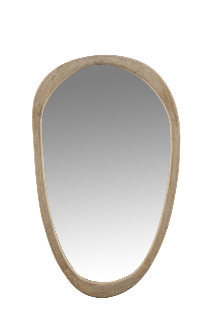 Spiegel Onregelmatig Mango Hout L - J-LINE