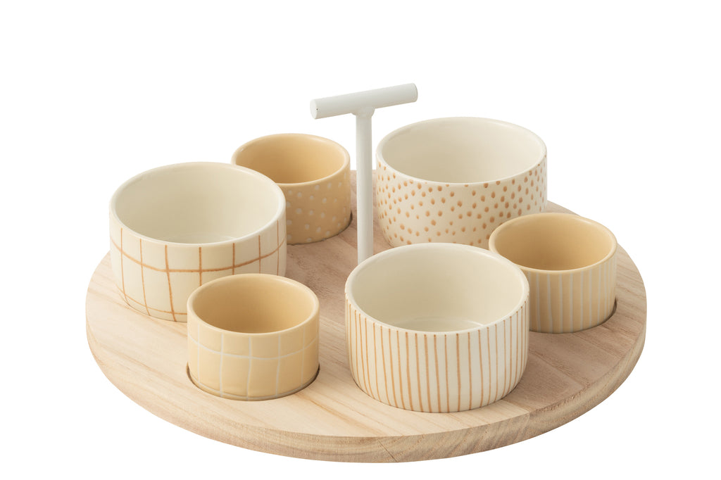 Plateau à tapas en bois - J-LINE