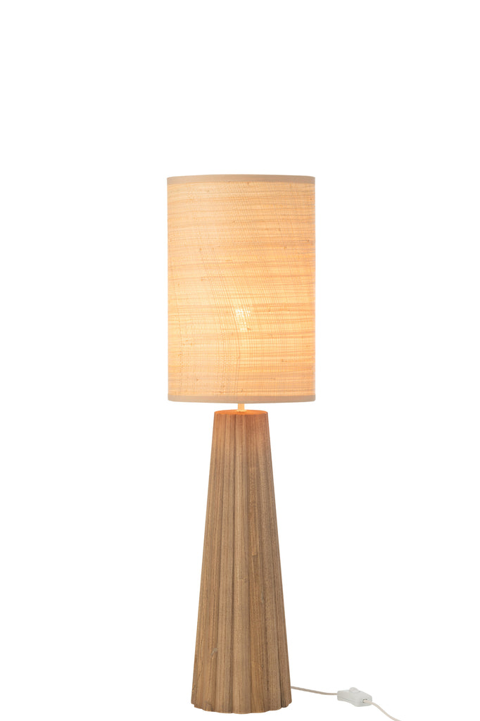 Lampe de table en bois d'Ailanthus S - J-LINE