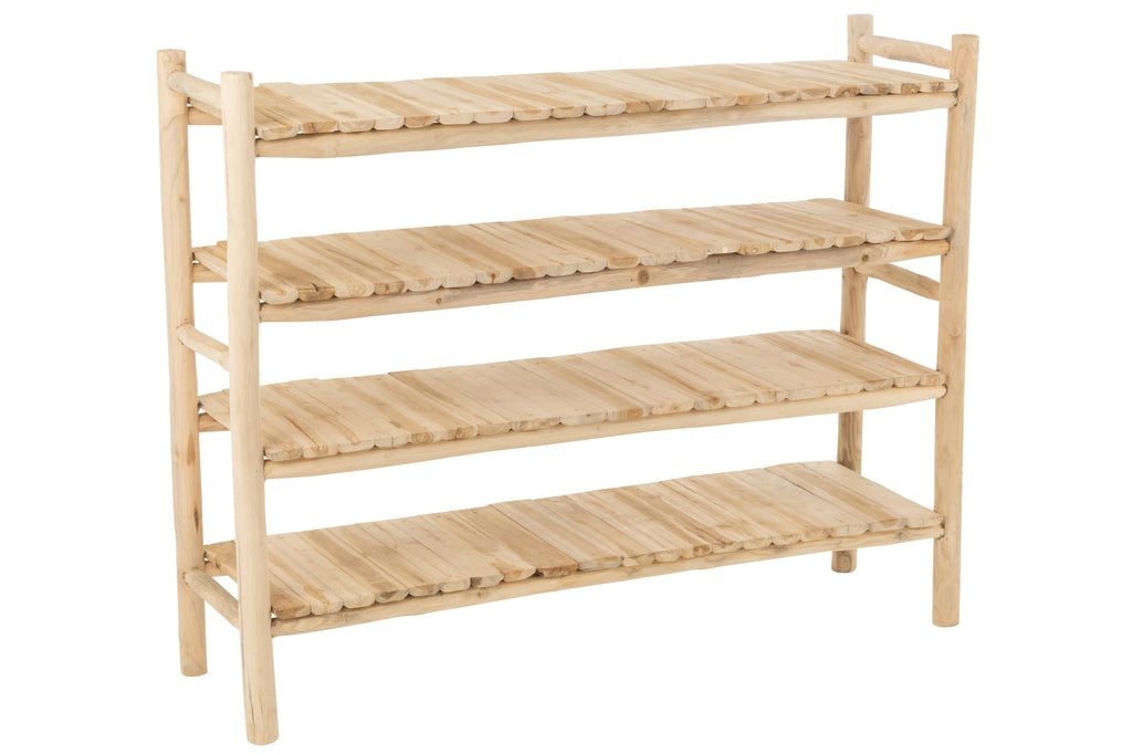 Boekenrek Ranch teak - J-LINE