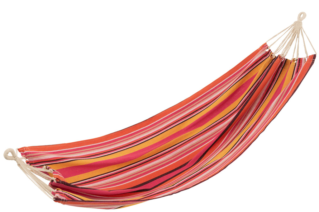 Hangmat Strepen felroze/mix - J-LINE