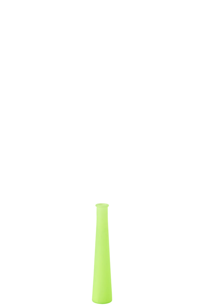 Vaas Buis Glas Neon Groen - J-LINE