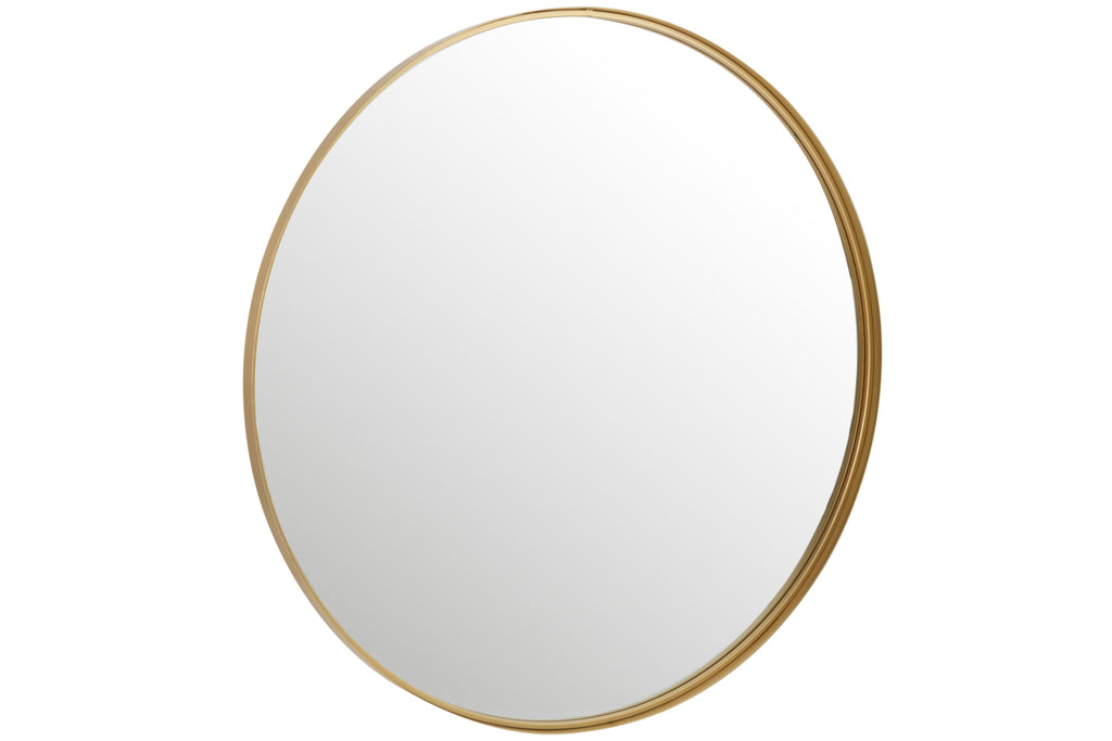 Spiegel Ronde Hoge Rand Metaal/Glas L - J-LINE