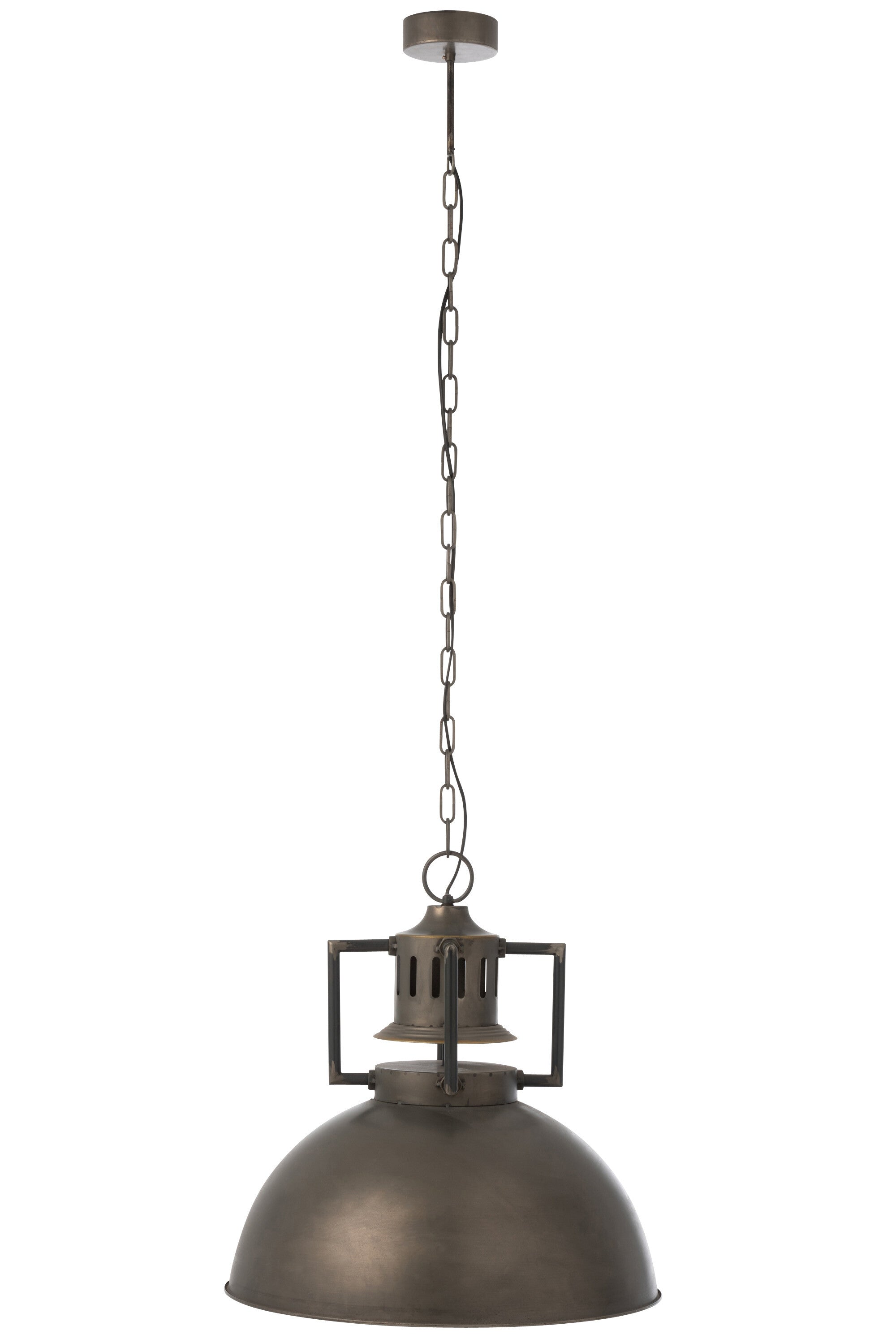 Hanglamp Industrieel Metaal Grijs - J-LINE