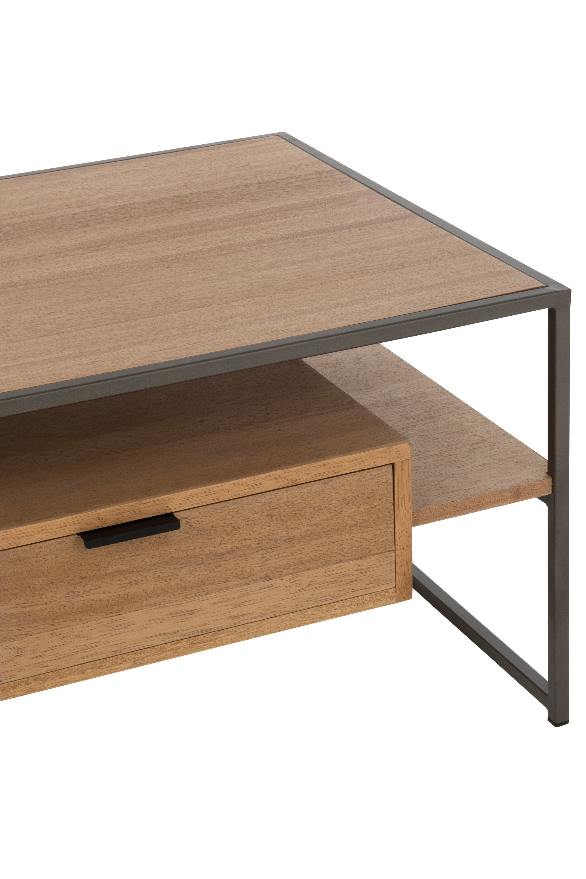 Tv-kast 1 lade hout/metaal - J-LINE