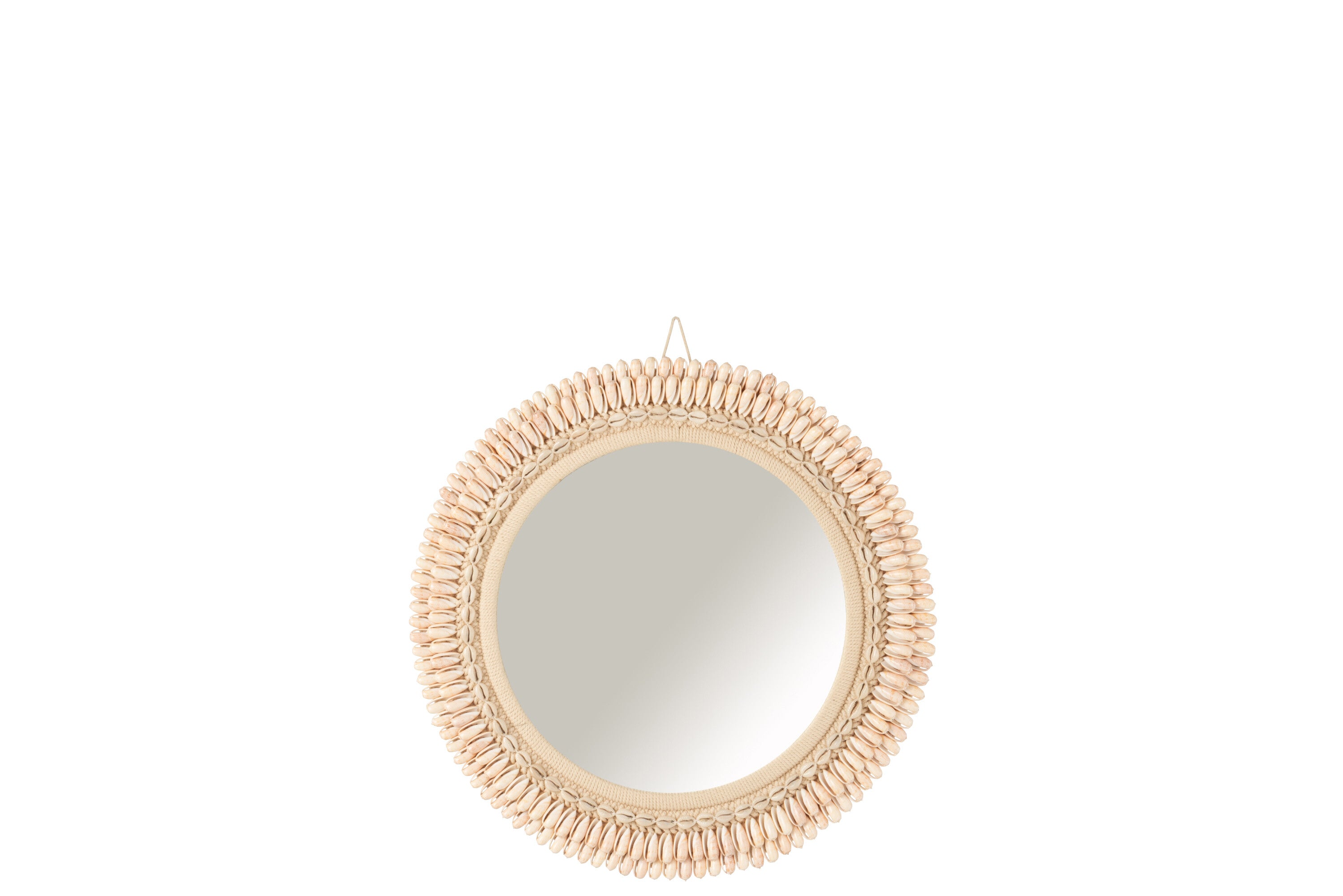 Spiegel Mona Schelpen Licht Roze L - J-LINE