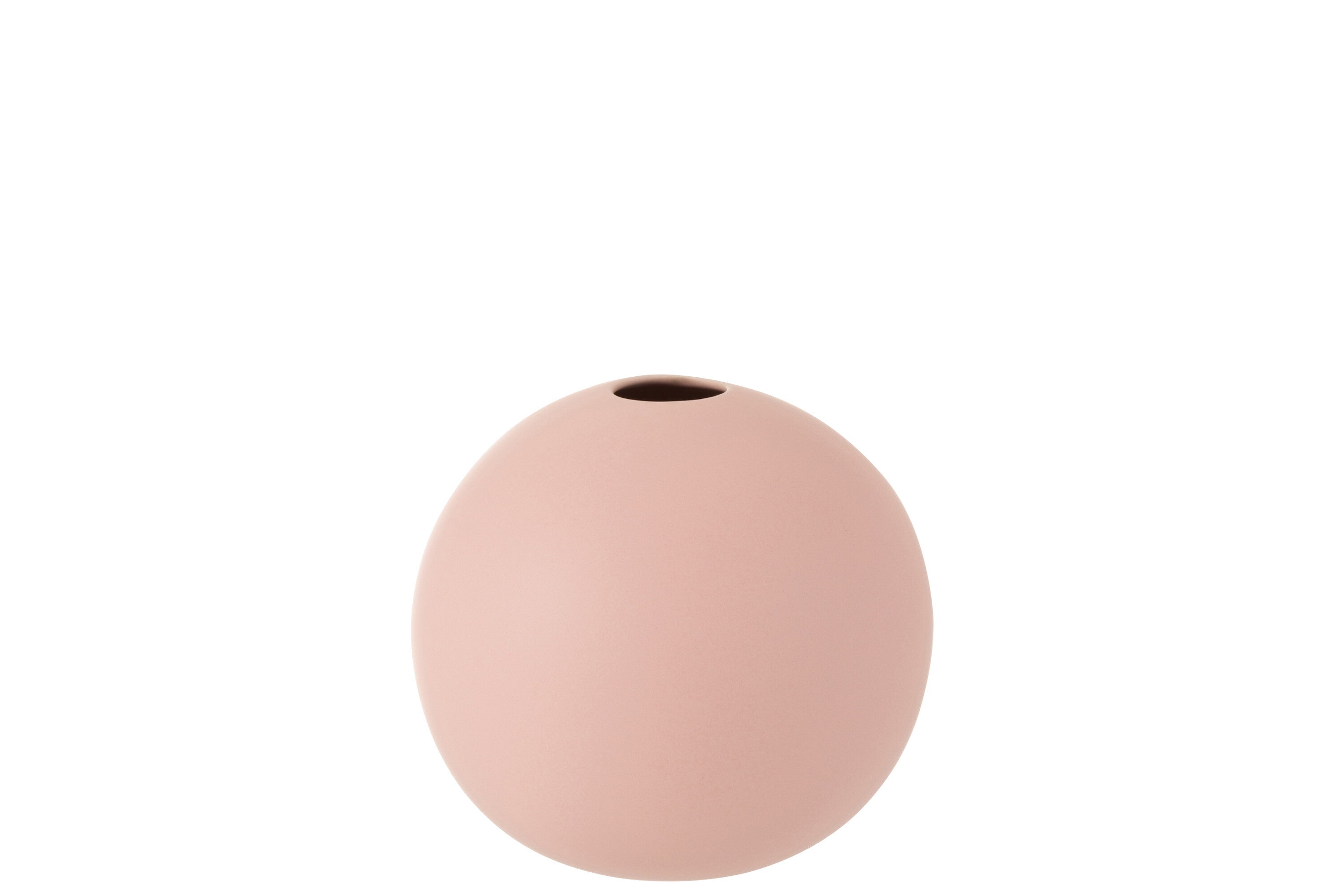 Vase Boule Céramique Rose Pastel M - J-LINE