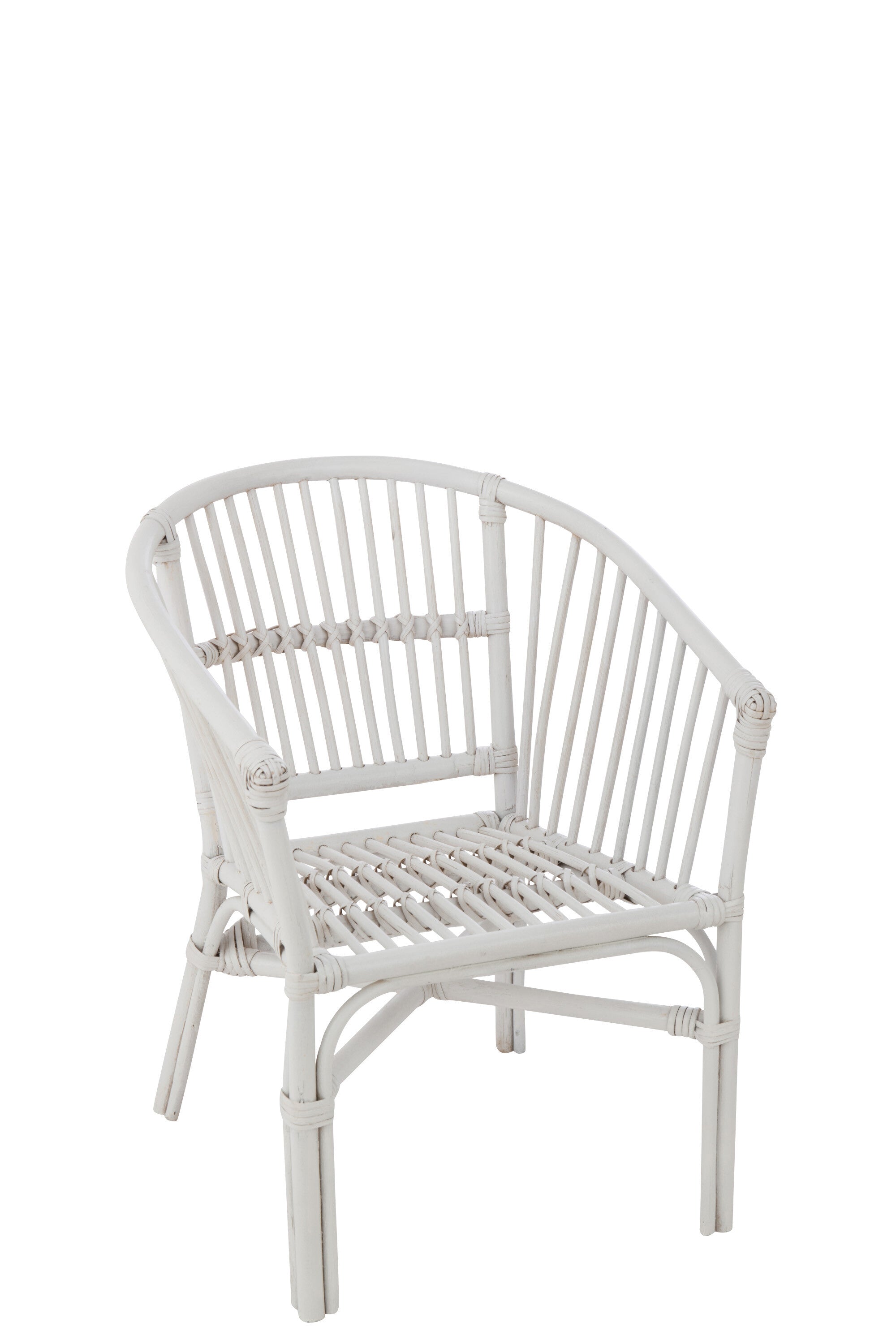 Kinderstoel Filou Rotan Wit - J-LINE