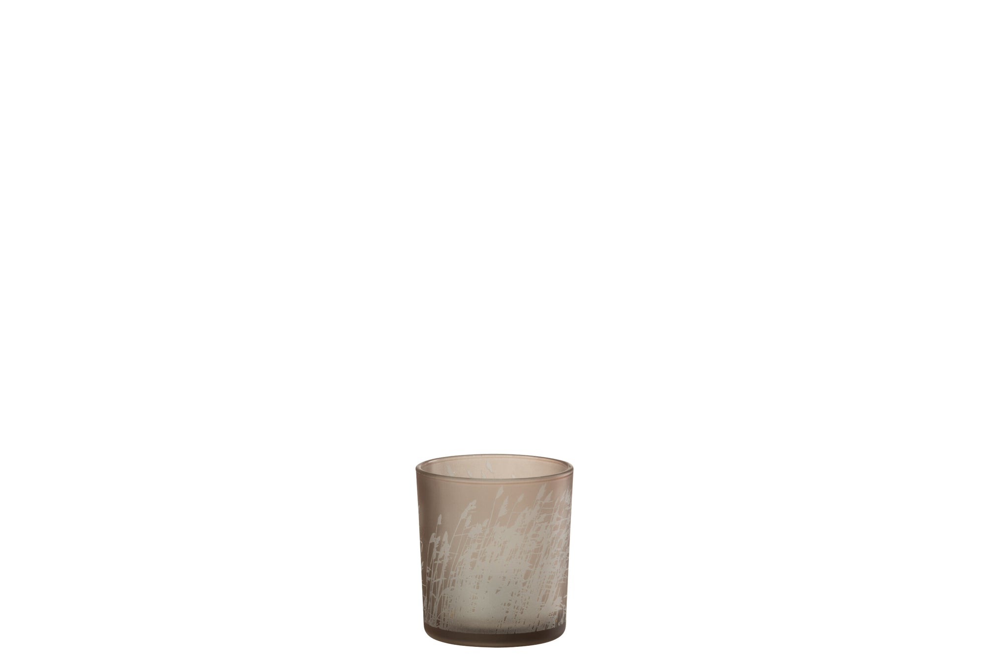 Theelicht Glas Beige S - J-LINE
