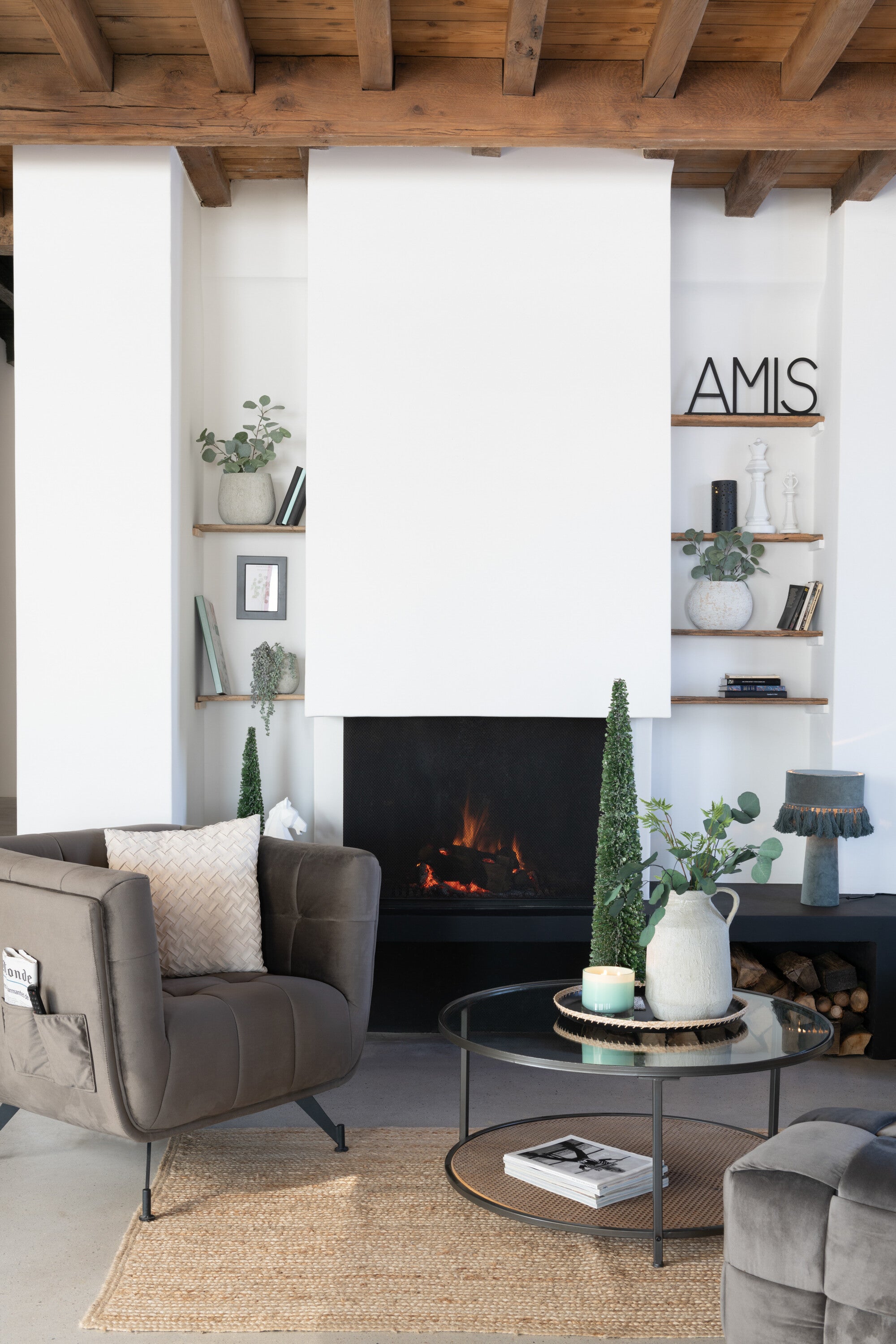 Decoratie Metaal Zwart - J-LINE
