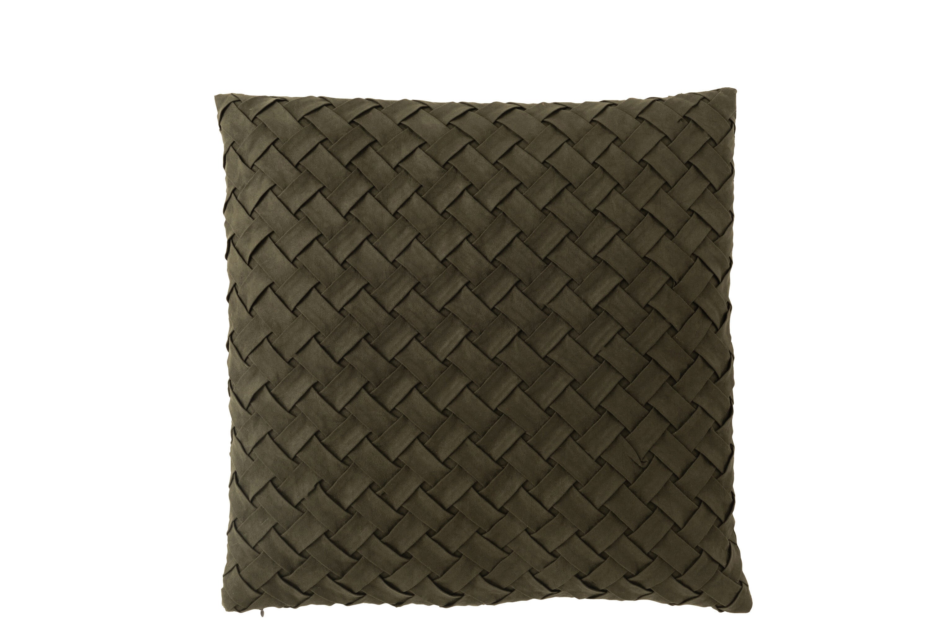 Kussen Geweven Polyester Groen - J-LINE
