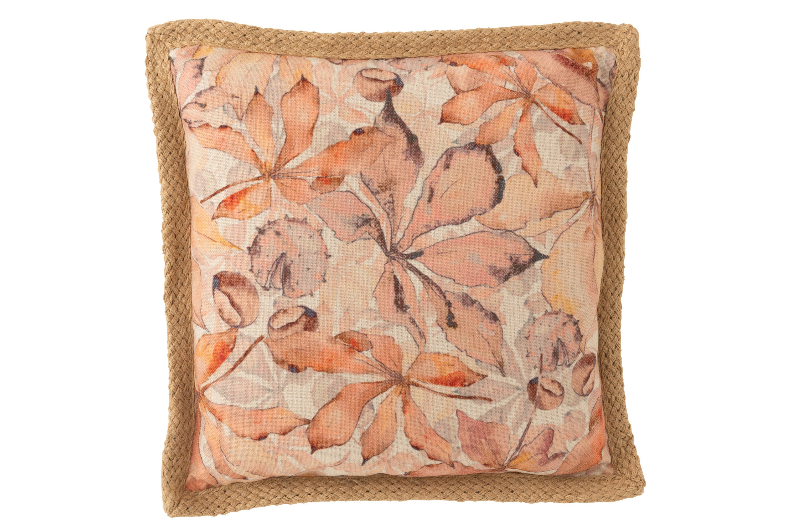Kussen Tuin Polyester Beige/Groen - J-LINE