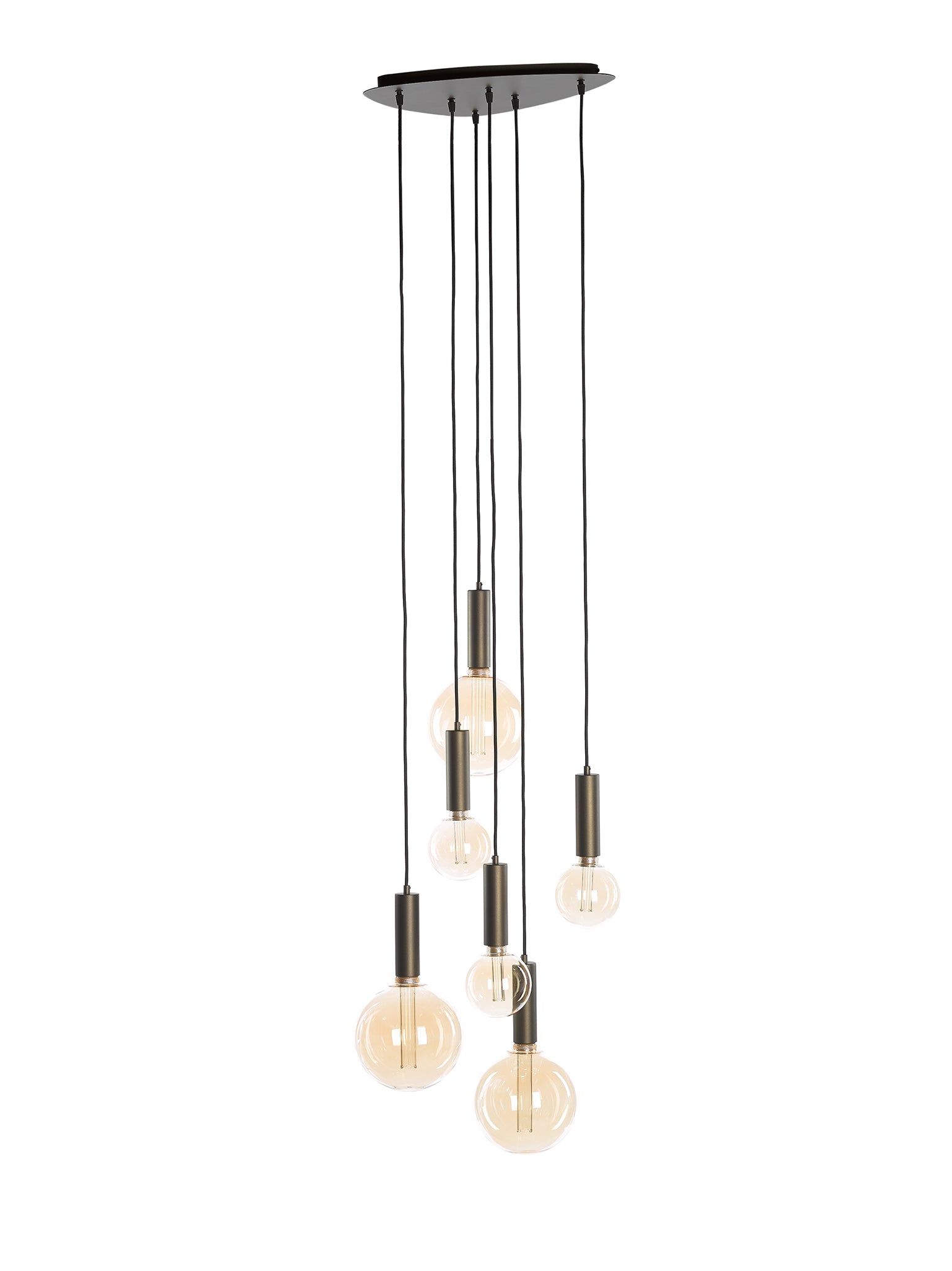 Hanglamp Plec Bronzo S6 met lampen - MD
