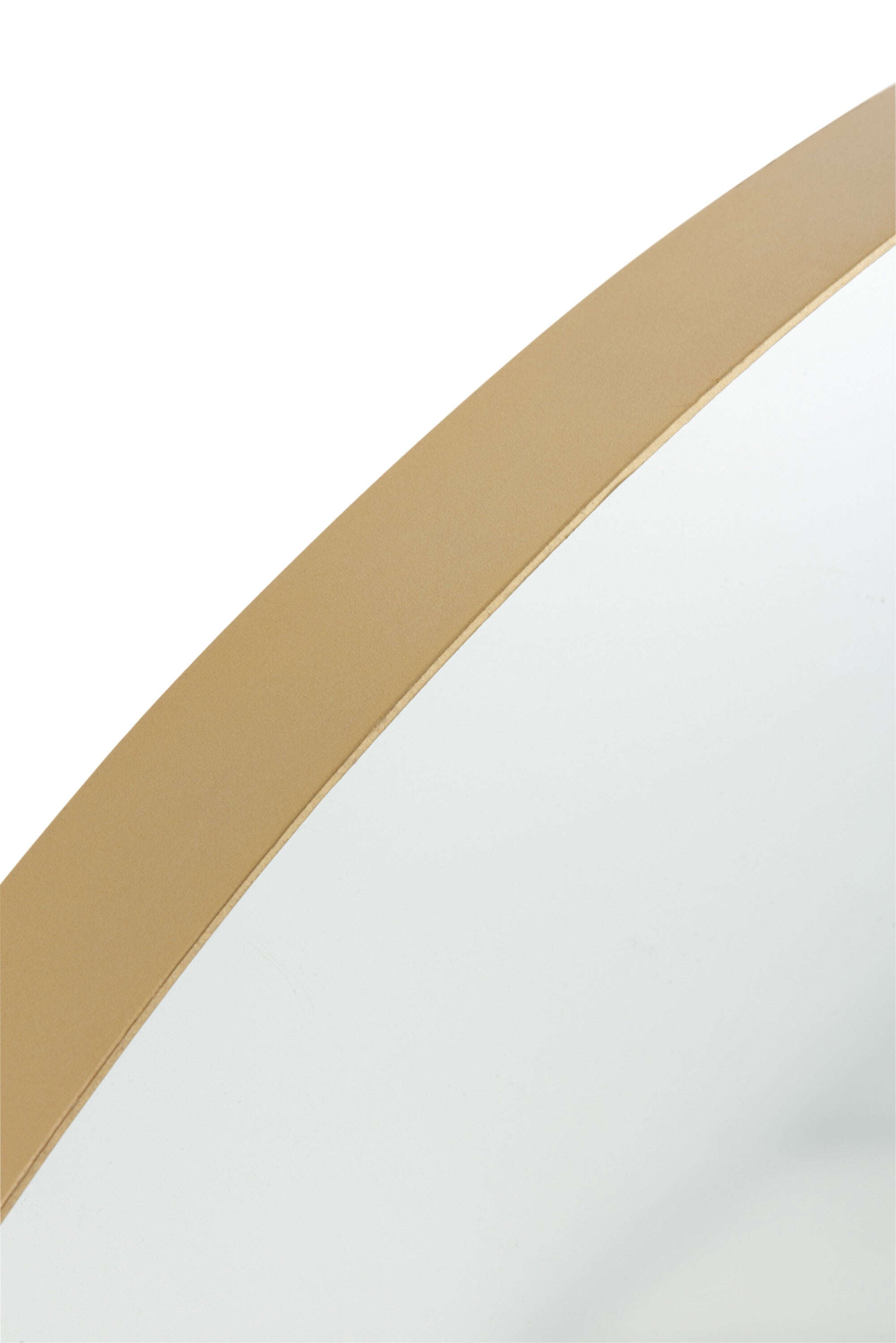 Spiegel Ronde Hoge Rand Metaal/Glas L - J-LINE