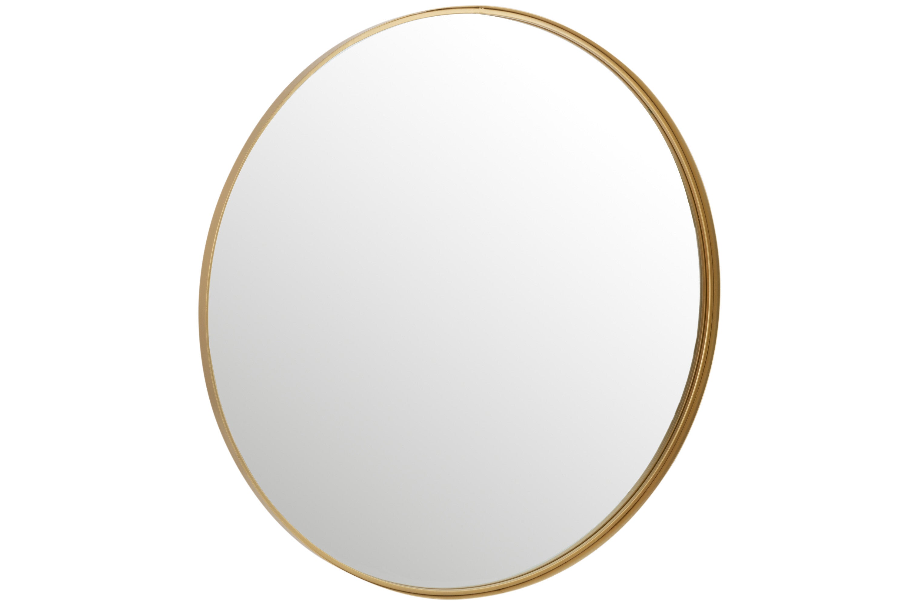 Spiegel Ronde Hoge Rand Metaal/Glas L - J-LINE