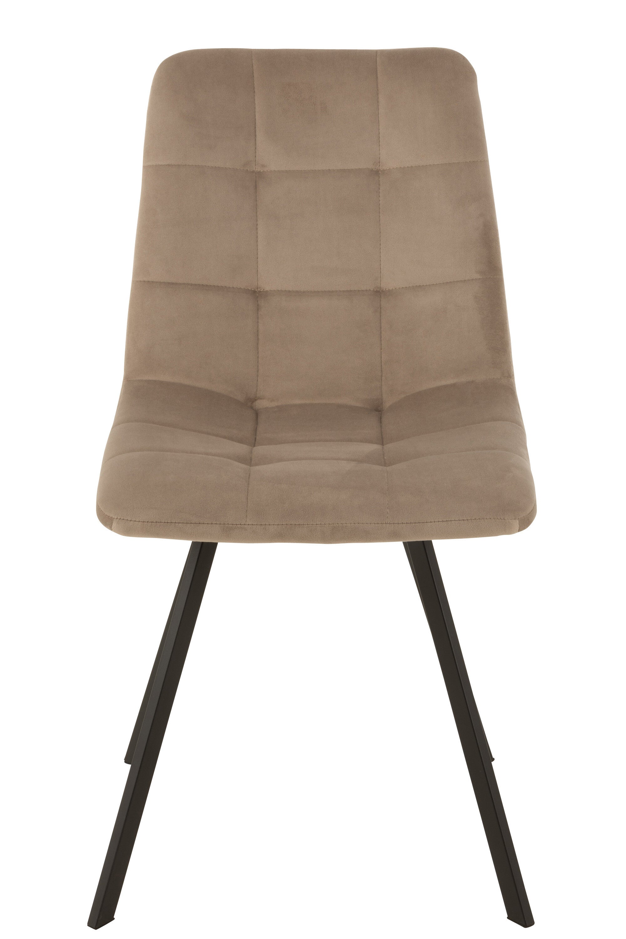 Stoel Morgan Textiel/Metaal Beige - J-LINE