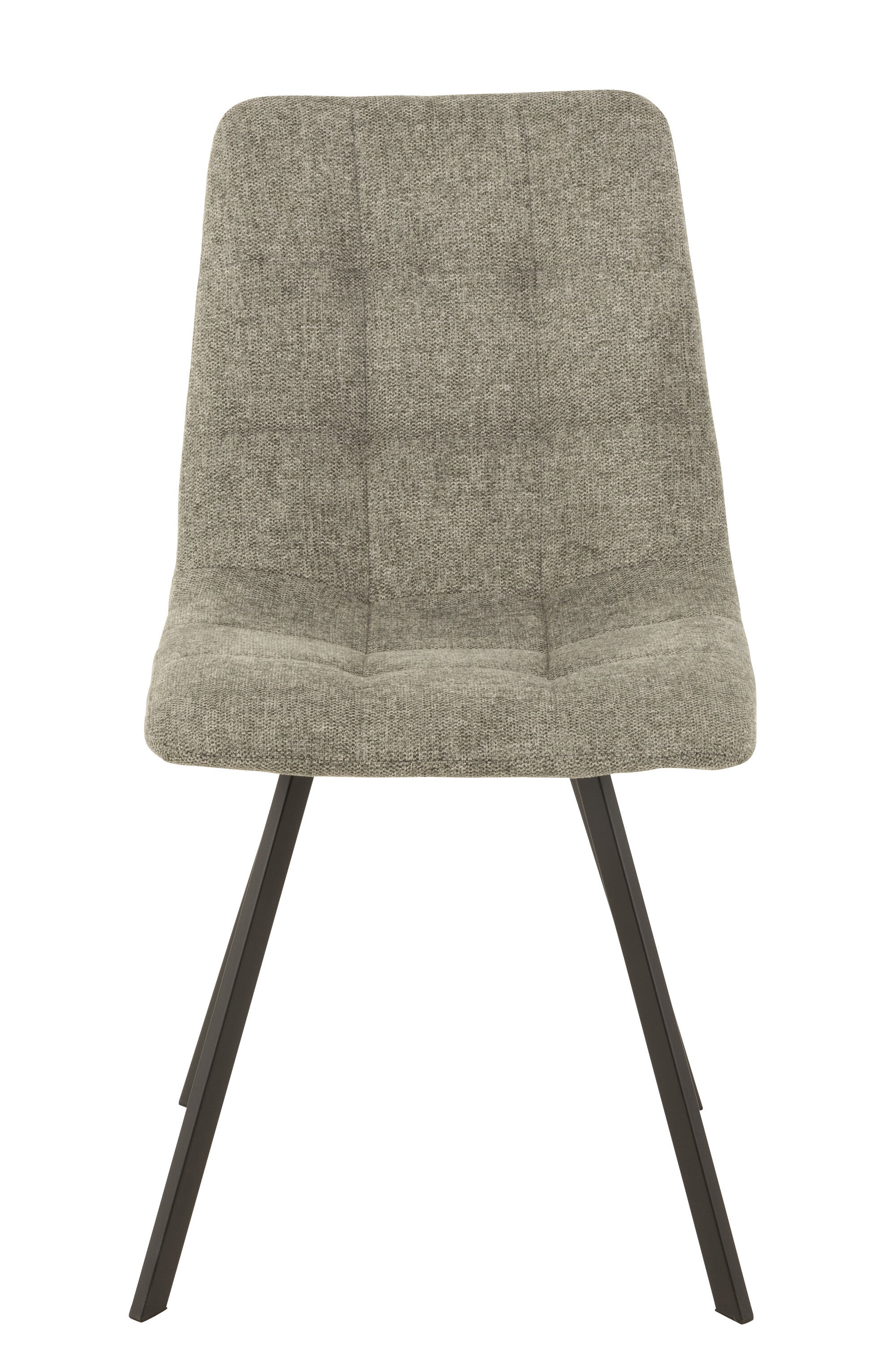 Stoel Babette Textiel/Metaal Grijs - J-LINE