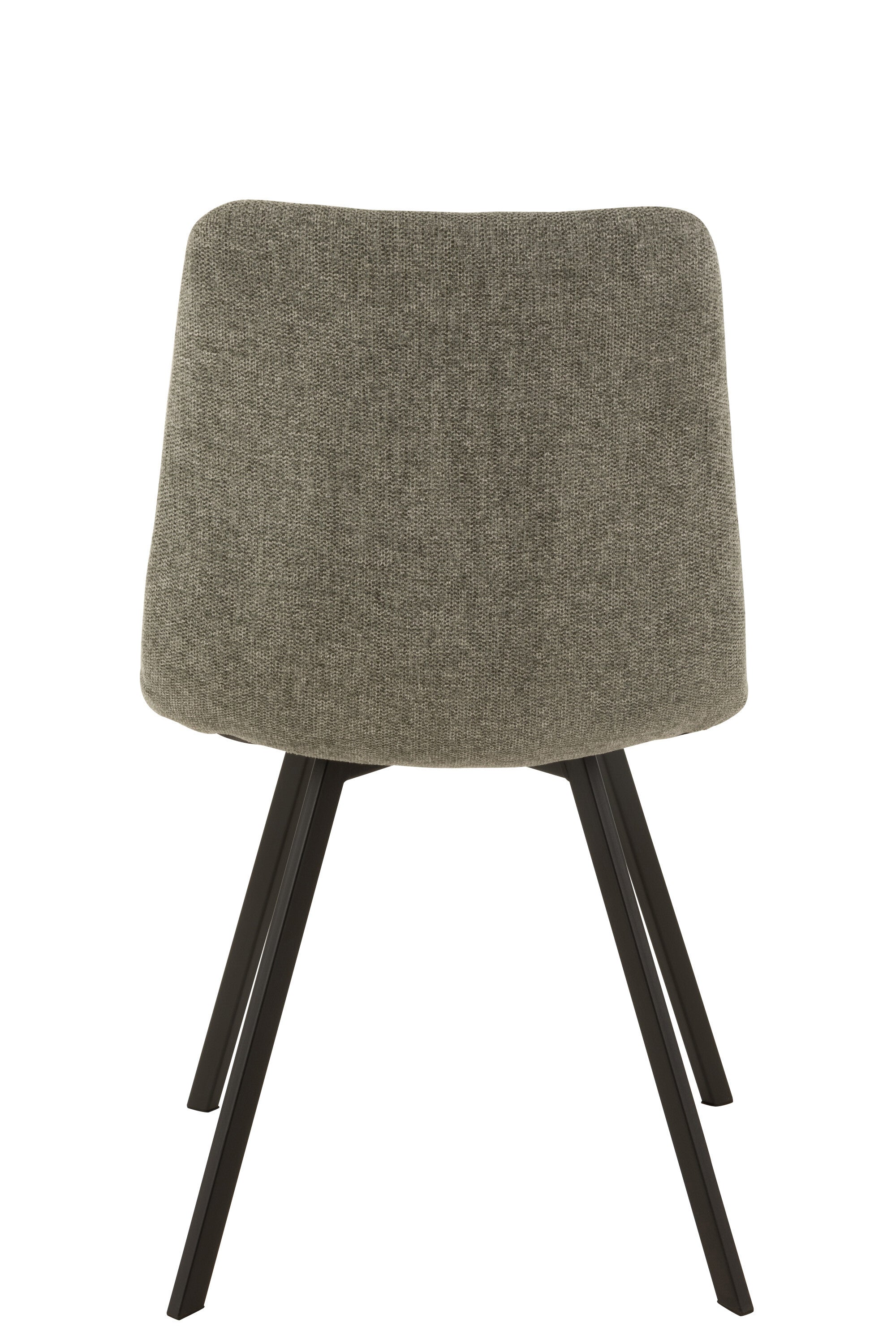 Stoel Babette Textiel/Metaal Grijs - J-LINE