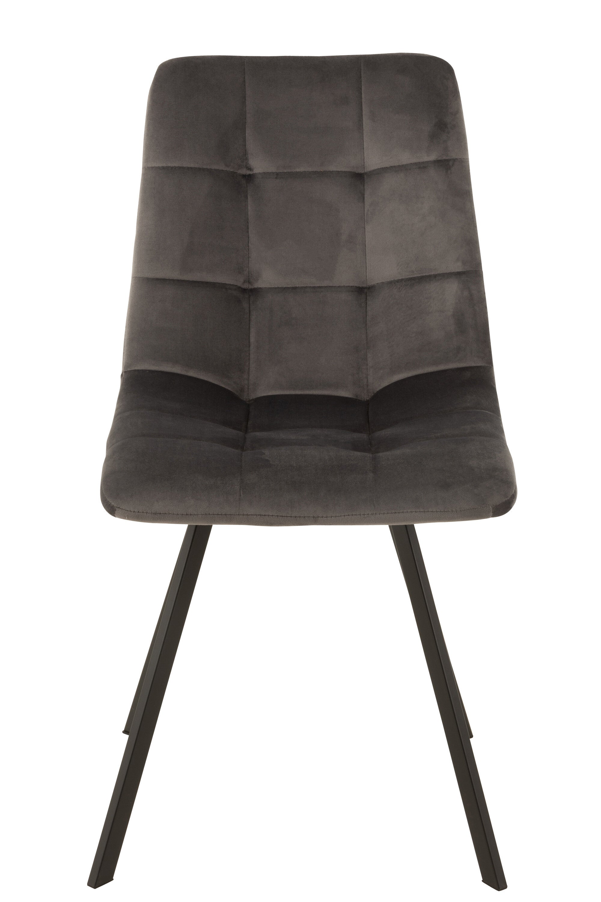 Stoel Morgan Textiel/Metaal Grijs - J-LINE
