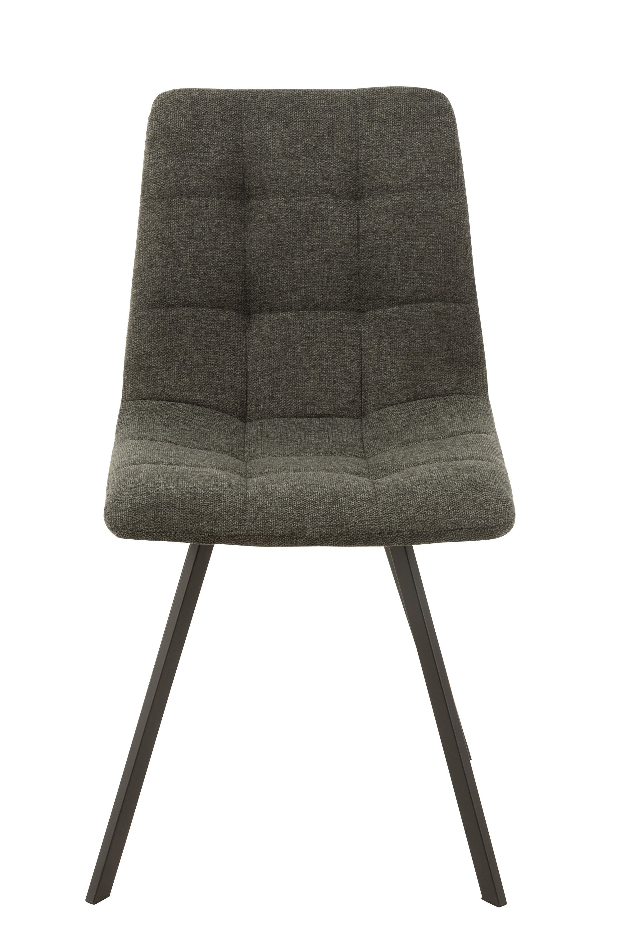 Stoel Babette Textiel/Metaal Donkergrijs - J-LINE