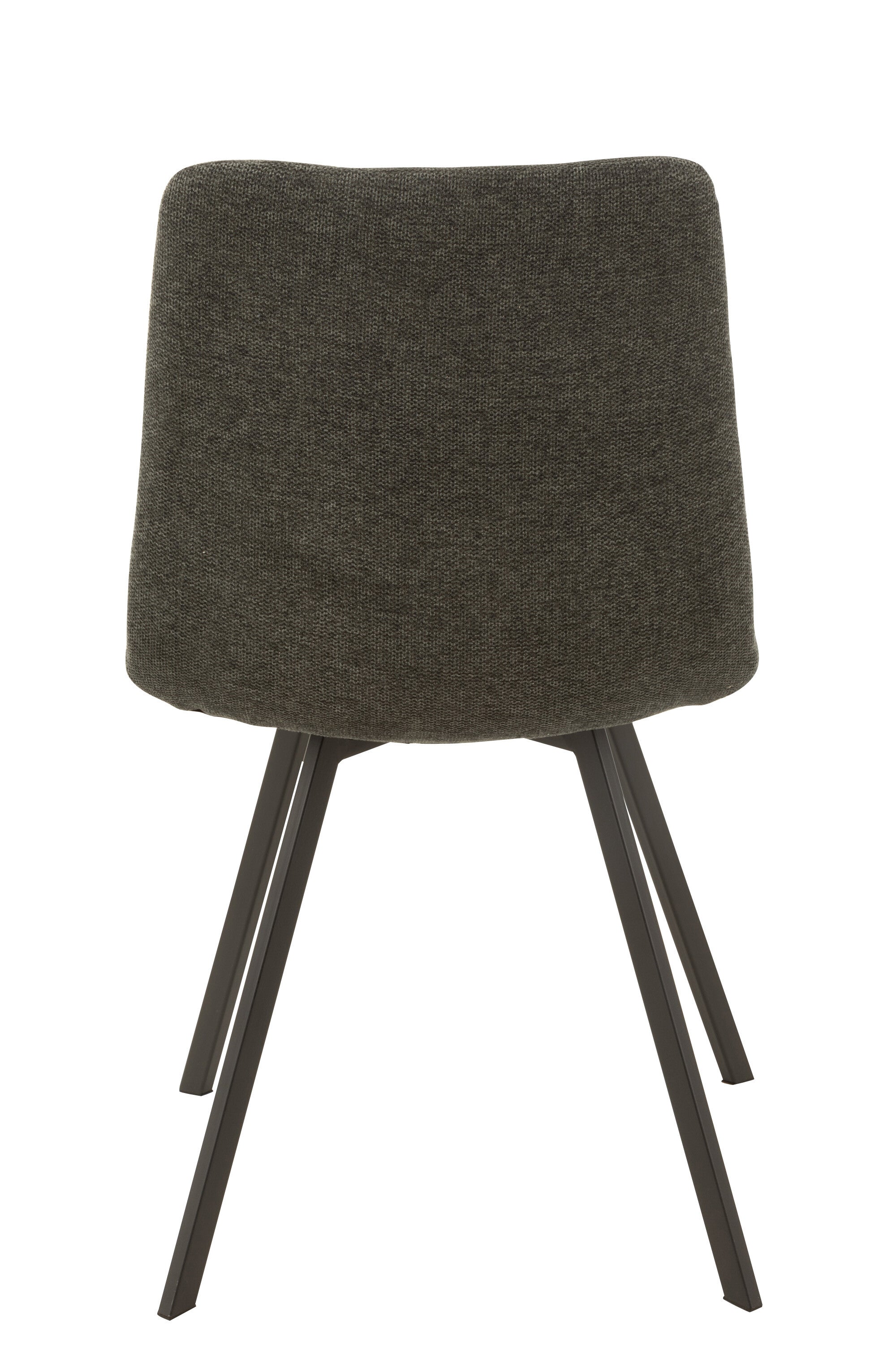 Stoel Babette Textiel/Metaal Donkergrijs - J-LINE