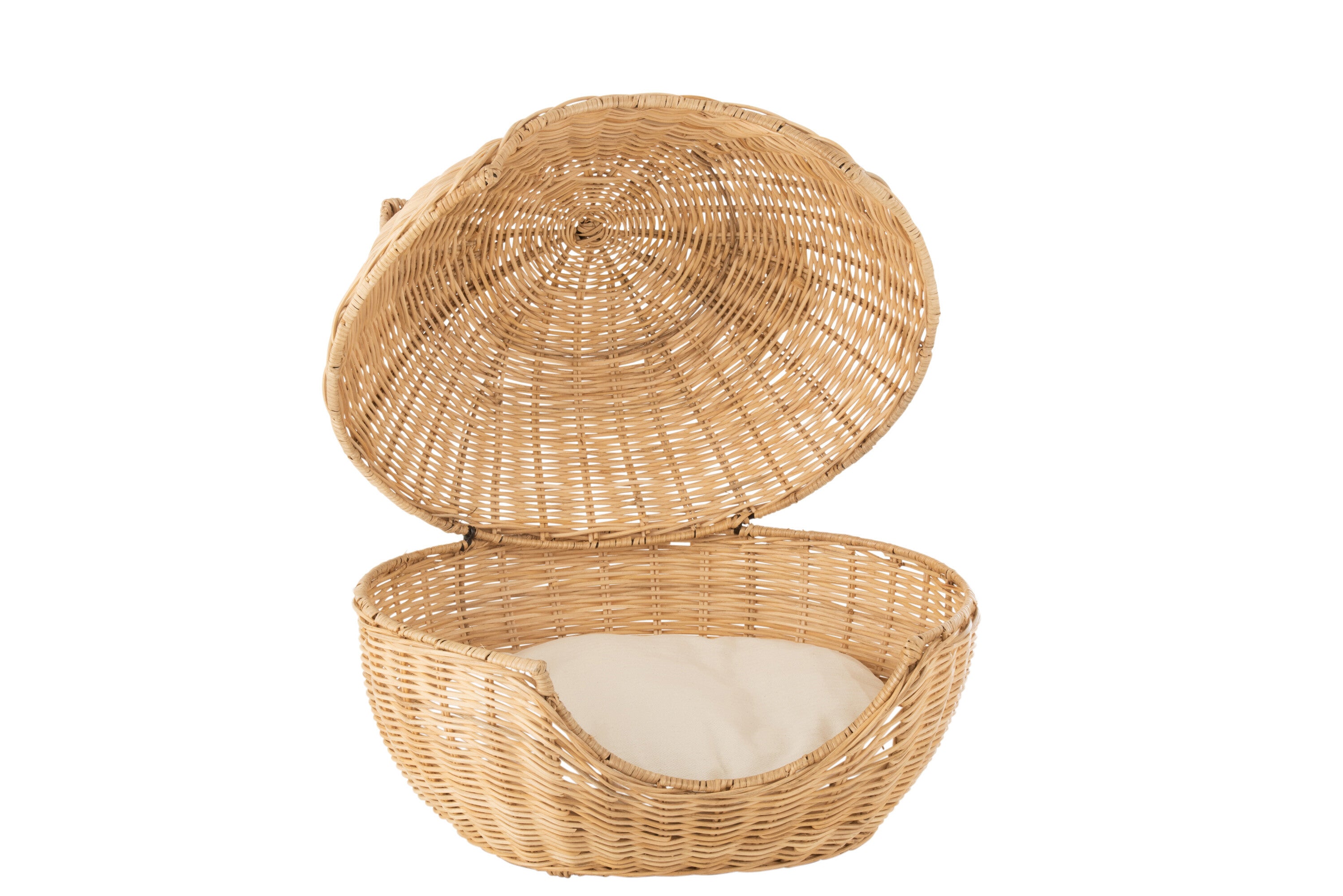 Kattenmand + Kussen Rotan Natuurlijk - J-LINE