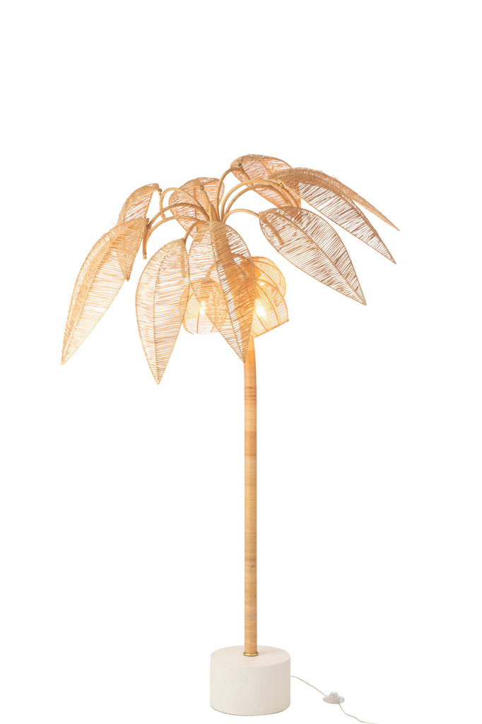 Lampadaire en rotin cocotier S - J-LINE