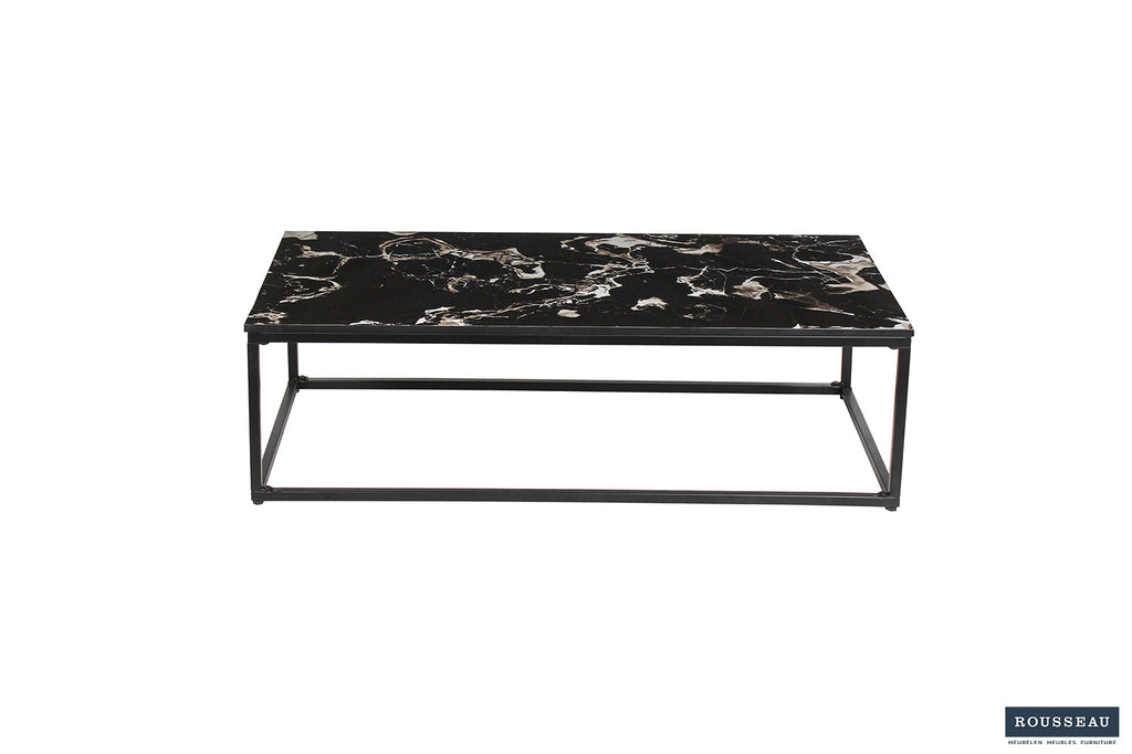 Salontafel 'Livorno' Composiet Marmer Zwart - RS