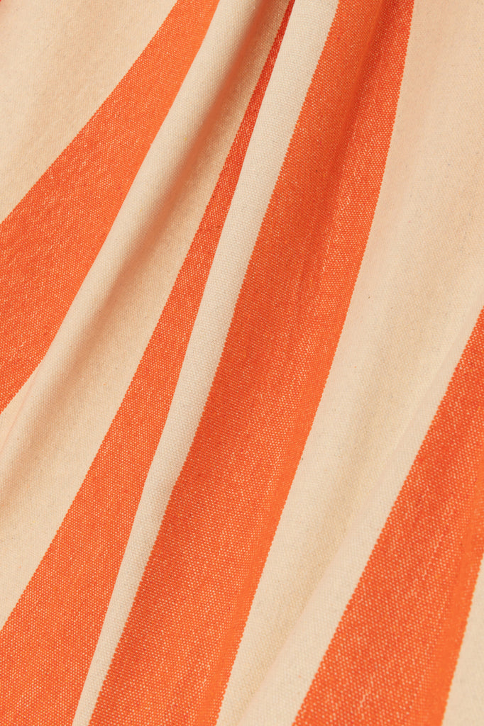 Hangmat brede strepen oranje/beige - J-LINE