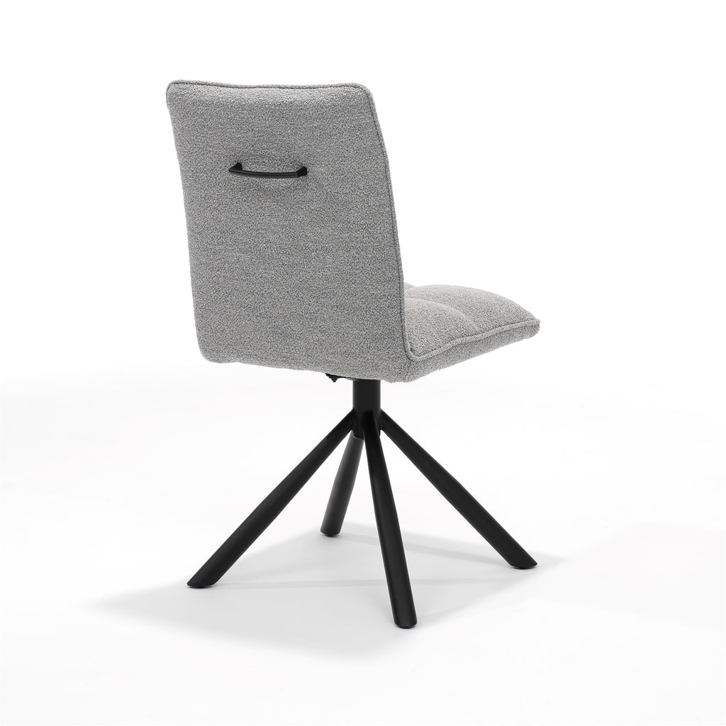 stoel Leon Stof Alpine Steel draaivoet  - RVD