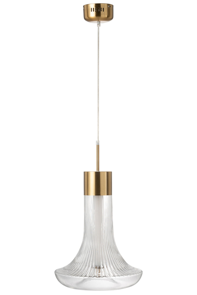 Hanglamp Metaal/Glas Transparant - J-LINE