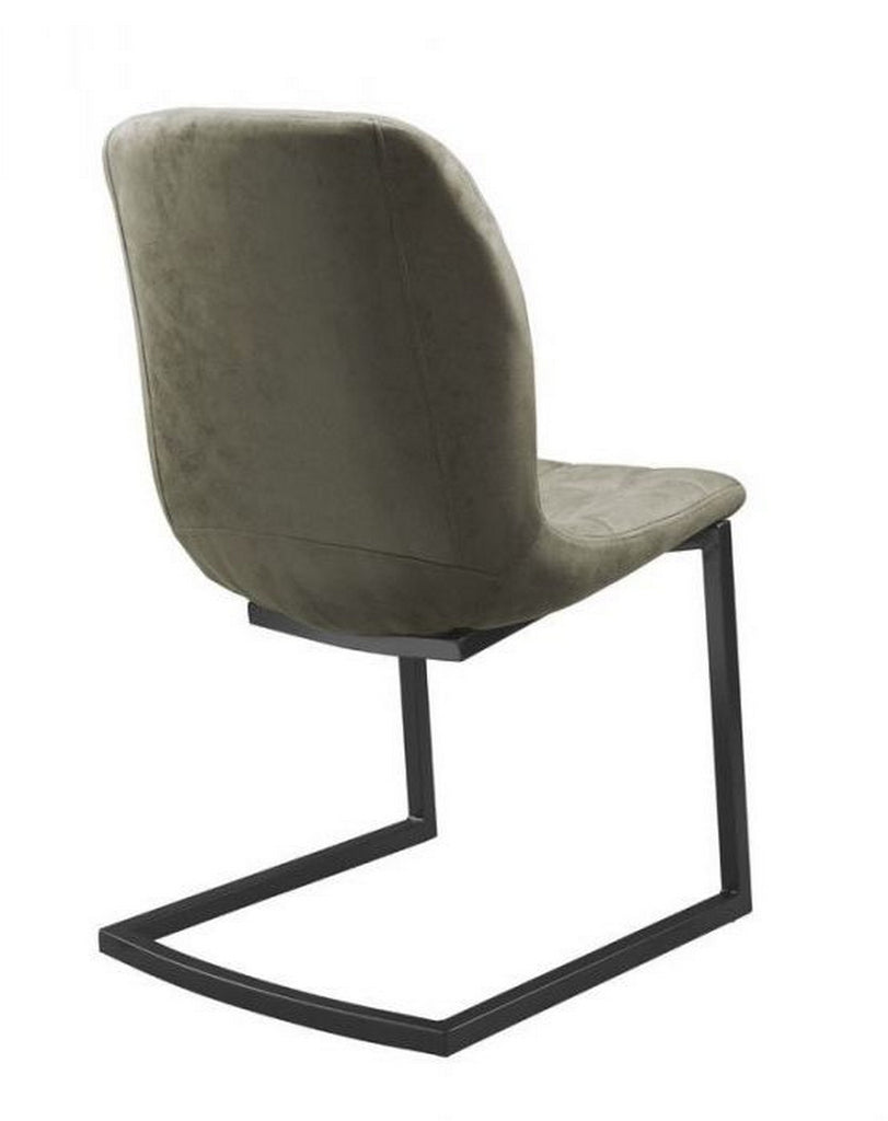 Stoel Savannah zwart - Stof Soft Groen - RVD