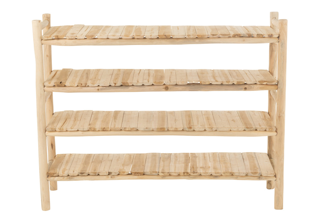 Boekenrek Ranch teak - J-LINE